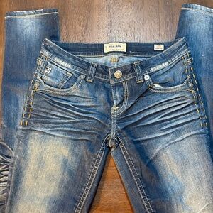 MEK JEANS. 29 w and 34 l